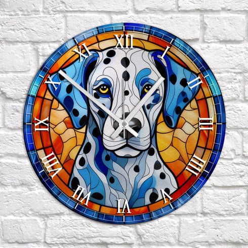 Dalmatian Suncatcher Effect Clock